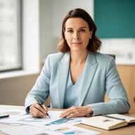 Miraida Zoubir, consultora senior de estrategia, en una oficina luminosa